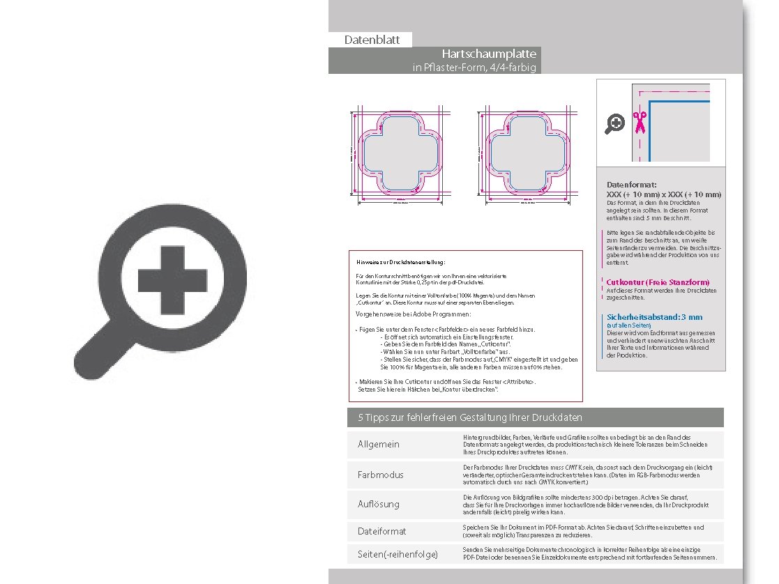 Product Bild hartschaumplatte_in_pflaster-form_konturgefr__st___beidseitig_4_4-farbig_bedruckt